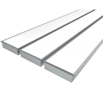 Комплект Ledcraft LC-LPV32114M94-3x3Silver из 3 шт серебро (3м профиль+3м рассеиватель+2 заглушки+комплект шурупов) 1616340328