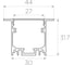Комплект Ledcraft LC-LPV3244M30-3x10Silver из 10 шт серебро (3м профиль+3м рассеиватель+2 заглушки+комплект шурупов) 1616340793 2