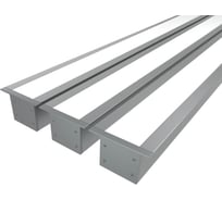 Комплект Ledcraft LC-LPV3244M30-3x3Silver из 3 шт серебро (3м профиль+3м рассеиватель+2 заглушки+комплект шурупов) 1616340319