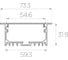 Комплект Ledcraft LC-LPV3273M55-3x10Silver из 10 шт серебро (3м профиль+3м рассеиватель+2 заглушки+комплект шурупов) 1616340773 2