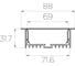 Комплект Ledcraft LC-LPV3288M69-3x5Silver из 5 шт серебро (3м профиль+3м рассеиватель+2 заглушки+комплект шурупов) 1616340529 2