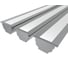 Комплект Ledcraft LC-LPV4889M44M16-2x3Silver из 3 шт серебро (2м профиль+2м рассеиватель+2м рассеиватель+2 заглушки+комплект шурупов) 1616240255 1