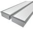 Комплект Ledcraft LC-LPV3288M69-2x2Silver из 2 шт серебро (2м профиль+2м рассеиватель+2 заглушки+комплект шурупов) 1616240055 1
