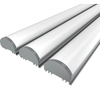 Комплект Ledcraft LC-LSS1236M36R-2x3Silver из 3 шт серебро (2м профиль+2м рассеиватель+2 заглушки+2 крепежа) 1616240193