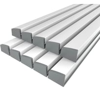 Комплект Ledcraft LC-LSS1236M36T-2x10Silver из 10 шт серебро (2м профиль+2м рассеиватель+2 заглушки+2 крепежа) 1616240666