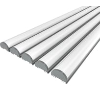 Комплект Ledcraft LC-LSS1236M36R-2x5Silver из 5 шт серебро (2м профиль+2м рассеиватель+2 заглушки+2 крепежа) 1616240509
