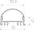 Комплект Ledcraft LC-LSS1236M36R-2x5Silver из 5 шт серебро (2м профиль+2м рассеиватель+2 заглушки+2 крепежа) 1616240509 2