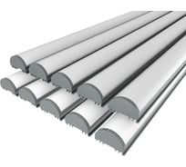 Комплект Ledcraft LC-LSS1236M36R-3x10Silver из 10 шт серебро (3м профиль+3м рассеиватель+2 заглушки+4 крепежа) 1616340667