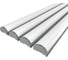 Комплект Ledcraft LC-LSS1236M36R-3x4Silver из 4 шт серебро (3м профиль+3м рассеиватель+2 заглушки+4 крепежа) 1616340351 1