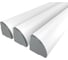 Комплект Ledcraft LC-LSU1515M31-2x3Silver из 3 шт серебро (2м профиль+2м рассеиватель+2 заглушки) 1616240195 1