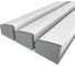 Комплект Ledcraft LC-LSS1236M36T-2x3Silver из 3 шт серебро (2м профиль+2м рассеиватель+2 заглушки+2 крепежа) 1616240192 1