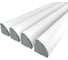 Комплект Ledcraft LC-LSU1515M31-2x4Silver из 4 шт серебро (2м профиль+2м рассеиватель+2 заглушки) 1616240353 1