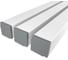 Комплект Ledcraft LC-LSU1515M24-2x3Silver из 3 шт серебро (2м профиль+2м рассеиватель+2 заглушки) 1616240194 1