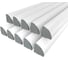 Комплект Ledcraft LC-LSU1515M31-2x10Silver из 10 шт серебро (2м профиль+2м рассеиватель+2 заглушки) 1616240669 1