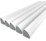 Комплект Ledcraft LC-LSU1515M31-2x5Silver из 5 шт серебро (2м профиль+2м рассеиватель+2 заглушки) 1616240511 1