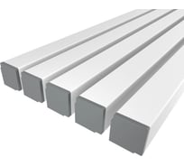 Комплект Ledcraft LC-LSU1515M24-2x5Silver из 5 шт серебро (2м профиль+2м рассеиватель+2 заглушки) 1616240510