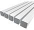 Комплект Ledcraft LC-LSU1515M24-2x5Silver из 5 шт серебро (2м профиль+2м рассеиватель+2 заглушки) 1616240510 1