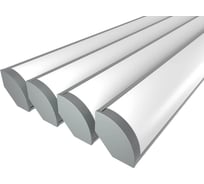 Комплект Ledcraft LC-LSU1616M20-3x4Silver из 4 шт серебро (3м профиль+3м рассеиватель+2 заглушки) 1616340338
