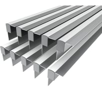 Комплект Ledcraft LC-NKU4532M16-3x10Silver из 10 шт серебро (3м профиль+3м рассеиватель+2 заглушки) 1616340694