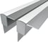 Комплект Ledcraft LC-NKU4532M16-2x2Silver из 2 шт серебро (2м профиль+2м рассеиватель+2 заглушки) 1616240062 1