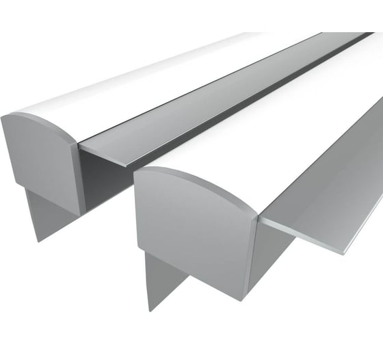 Комплект Ledcraft LC-NKU4543M28-3x2Silver из 2 шт серебро (3м профиль+3м рассеиватель+2 заглушки) 1616340072 1