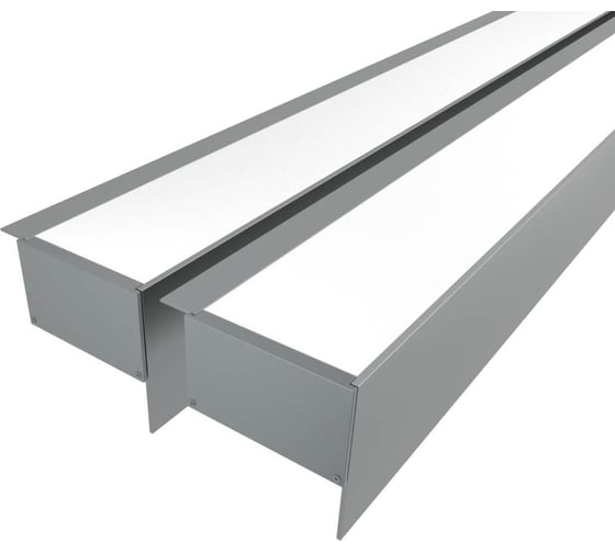 Комплект Ledcraft LC-NKU7689M69-3x2Silver из 2 шт серебро (3м профиль+3м рассеиватель+2 заглушки) 1616340111 1