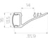 Комплект Ledcraft LC-NS1636M16-2x5Silver из 5 шт серебро (2м профиль+2м рассеиватель+2 заглушки+2 крепежа) 1616240551 2