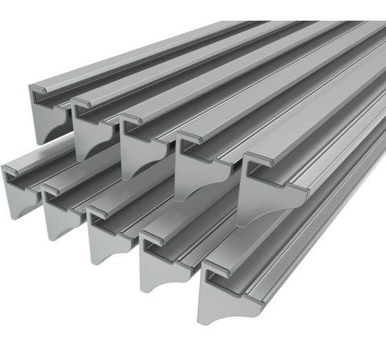 Комплект Ledcraft LC-NP4535-3x10Silver из 10 шт серебро (3м профиль+2 заглушки) 1616340692 1