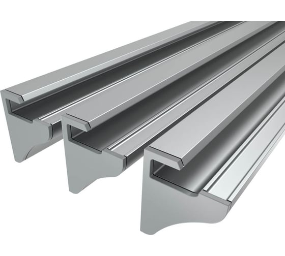 Комплект Ledcraft LC-NP4535-2x3Silver из 3 шт серебро (2м профиль+2 заглушки) 1616240218 1