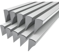 Комплект Ledcraft LC-NS1636M16-3x10Silver из 10 шт серебро (3м профиль+3м рассеиватель+2 заглушки+4 крепежа) 1616340709