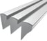 Комплект Ledcraft LC-NS1636M16-2x3Silver из 3 шт серебро (2м профиль+2м рассеиватель+2 заглушки+2 крепежа) 1616240235 1