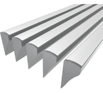 Комплект Ledcraft LC-NS1636M16-3x5Silver из 5 шт серебро (3м профиль+3м рассеиватель+2 заглушки+4 крепежа) 1616340551