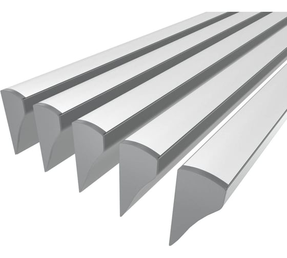 Комплект Ledcraft LC-NS1636M16-3x5Silver из 5 шт серебро (3м профиль+3м рассеиватель+2 заглушки+4 крепежа) 1616340551 1