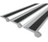 Комплект Ledcraft LC-PDS1867M16-2x3Silver из 3 шт серебро (2м профиль+2м рассеиватель+2 заглушки+комплект шурупов) 1616240234 1