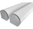 Комплект Ledcraft LC-PUT1717M1-3x2Silver из 2 шт серебро (3м профиль+3м рассеиватель+2 заглушки) 1616340078 1