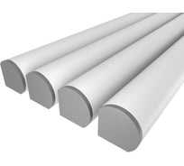 Комплект Ledcraft LC-PUT1717M1-3x4Silver из 4 шт серебро (3м профиль+3м рассеиватель+2 заглушки) 1616340394