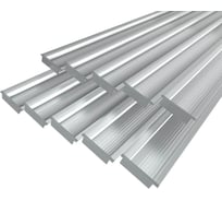 Комплект Ledcraft LC-PVD7016M16-3x10Silver из 10 шт серебро (3м профиль+3м рассеиватель+2 заглушки+4 крепежа) 1616340671