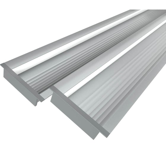 Комплект Ledcraft LC-PVD7016M16-2x2Silver из 2 шт серебро (2м профиль+2м рассеиватель+2 заглушки+2 крепежа) 1616240039 1