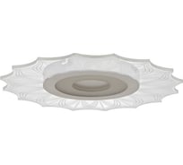 Люстра с ПДУ BayerLux 74657/1 LED 45Вт 3000-6000К диммер, бело-прозрачный 50х50х5 см 5073791