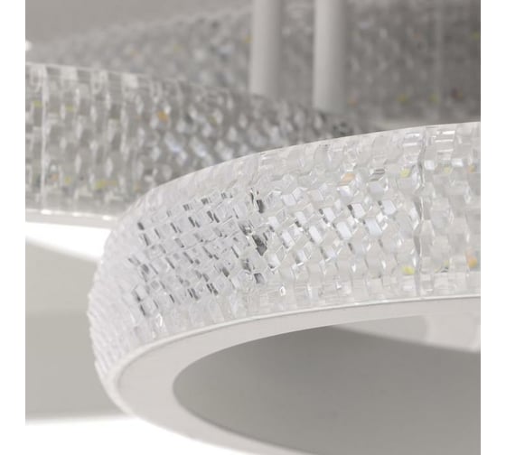 Люстра с ПДУ BayerLux 88004/3 LED 125Вт 3000-6000К диммер, белый 83х64х19 см 4941099