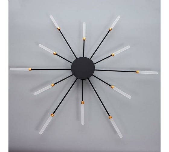 Люстра BayerLux 194812 LED 24Вт черный 80х80х6 см 6712021