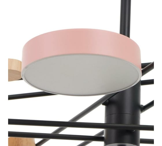 Люстра BayerLux 625355/6 LED 78Вт 3 режима 3000-6000К черный 96х96х33 см 4605512