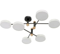 Люстра BayerLux 625359/6 LED 78Вт 3 режима 3000-6000К черный-белый 85х85х30 см 4605516
