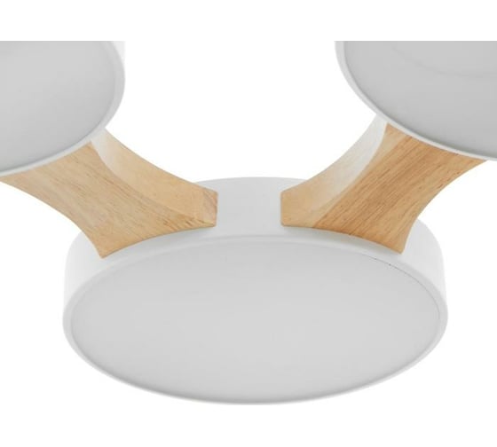 Люстра BayerLux 625361/5 LED 65Вт 3 режима 3000-6000К светлое дерево 80х47х5 см 4605518