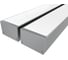 Комплект профиля Ledcraft LC-LP3250M44-3x2Silver 2 шт, серебро (3м профиль+3м рассеиватель+2 заглушки+комплект шурупов) 1616340049 1