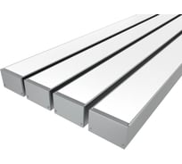 Комплект профиля Ledcraft LC-LP3250M44-3x4Silver 4 шт, серебро (3м профиль+3м рассеиватель+2 заглушки+комплект шурупов) 1616340365