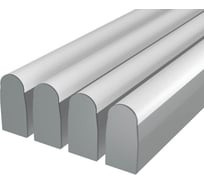 Комплект профиля Ledcraft LC-LP4028RM1-2x4Silver 4 шт, серебро (2м профиль+2м рассеиватель+2 заглушки+комплект шурупов) 1616240451