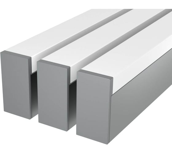 Комплект профиля Ledcraft LC-LP4028M1728-3x3Silver 3 шт, серебро (3м профиль+3м рассеиватель+2 заглушки+комплект шурупов) 1616340227 1