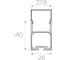 Комплект профиля Ledcraft LC-LP4028M1728-3x3Silver 3 шт, серебро (3м профиль+3м рассеиватель+2 заглушки+комплект шурупов) 1616340227 2