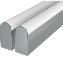 Комплект профиля Ledcraft LC-LP4028RM1-2x2Silver 2 шт, серебро (2м профиль+2м рассеиватель+2 заглушки+комплект шурупов) 1616240135